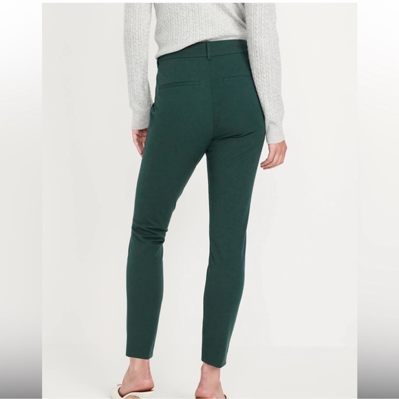 NWT Old Navy Dark Forest Green Pixie Pants - Picture 7 of 7